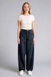 Baggy Fit High-Waist Long Jeans