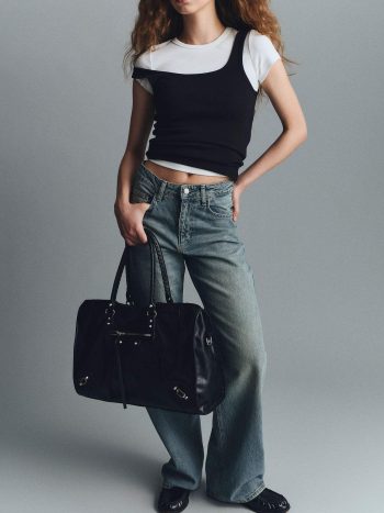 Women's Faux Leather Shoulder Bag