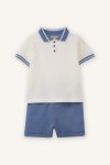 Pike Polo Tişört Şort 2'li Takım Erkek Bebek