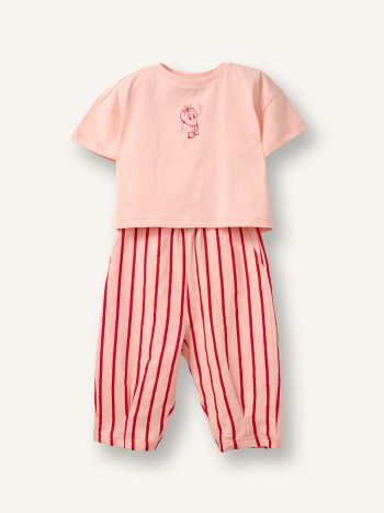 Fruit Print 2-Piece Set for Baby Girl