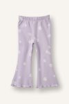Floral Ribbed Knit Leggings for Baby Girl
