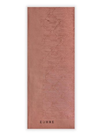 Zühre Koza Z Monogram Rose Dust Shawl 0014