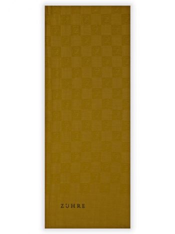 Monogram Desenli Seher Hardal Şal 0106