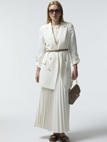 جاكيت كريمي طرافي C-0002 مقاس 38-46 رقم 0002