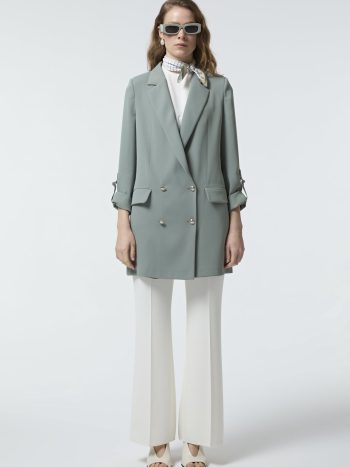 C-0002 TRAPHY JACKET 38-46 Sage Green Jacket 0002