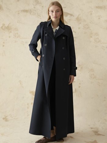 12528 LESNA TRENÇ 40- Lacivert Trençkot 12528