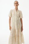 MAMA Pleated Cotton Dress