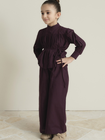 Crash Cotton Voile Comfort Set - Mulberry