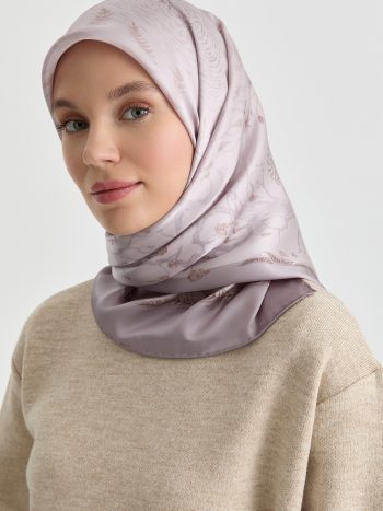 Aden Sura Silk Scarf - Lilac