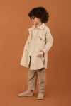 Classic Stone Color Trench Coat