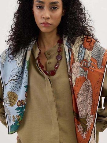 Multi-Layer Sleeve Shirt in Khaki