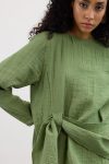 Green Bridge Detail Blouse