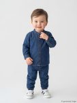 Indigo Baby Boy Denim Shirt and Pants Set