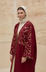 Orient Majesty | Oryantal Harf Detaylı Abaya