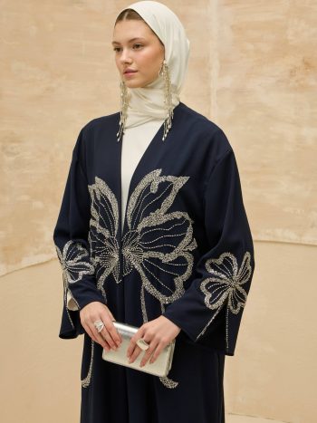 Papillon Royale | Butterfly Stone Detail Abaya
