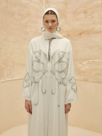 Papillon Royale | Butterfly Stone Detailed Abaya
