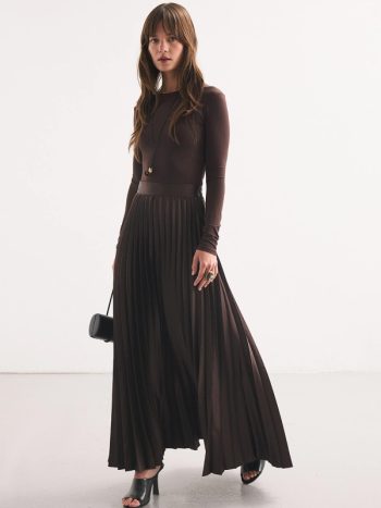 Pilisoley Saten Kahve Etek