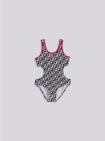 Tyess Girls' Patterned Swimwear