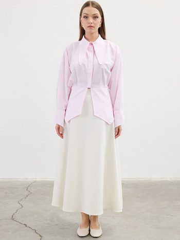 Powder Long Collar Shirt