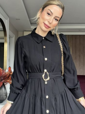 فستان باشاك الأسود