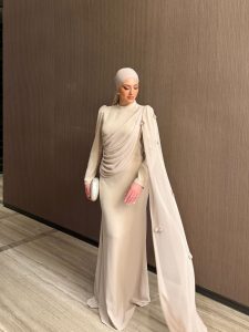 Magnolia Evening Gown Cream