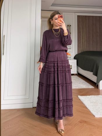 Selin Skirt Set in Murdum