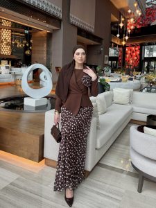 Zerda Skirt Set in Bitter Coffee