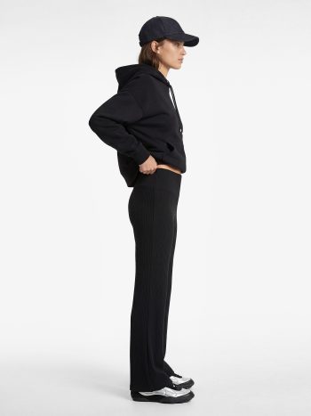 High-Waist Textured Spanish Flare Sport Leggings