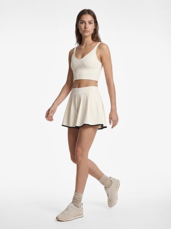 Sleeveless V-Neck Interlock Sports Bra