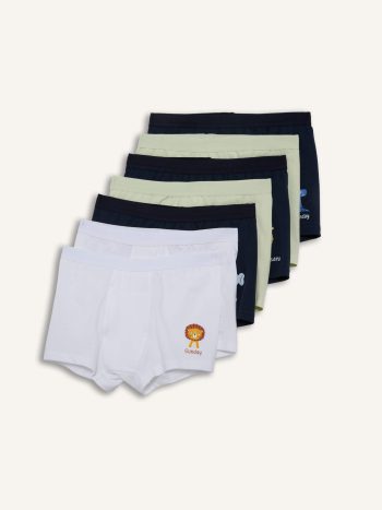 Animal Print 7-Pack Boys' Boxers