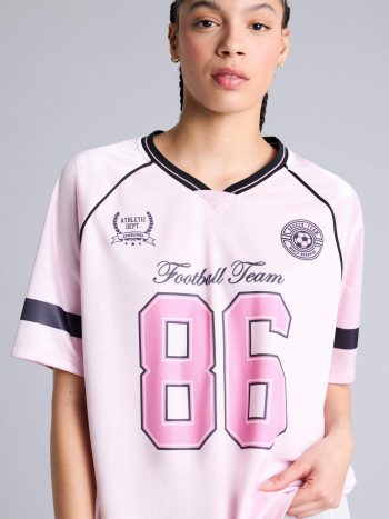 Oversize Tulle Short Sleeve T-Shirt