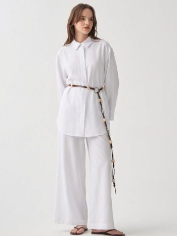 White-Button Detailed Basic Set