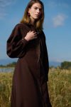 Brown Sailor Collar Dress- XL Kahverengi (Outlet: New)