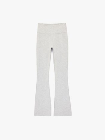 Slim Fit Yüksek Bel İspanyol Paça Spor Tayt