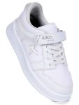 White Liven Velcro Daily Girls' Sports Shoes