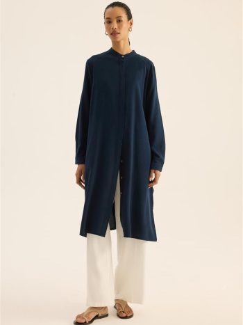 Light Summer Tunic in Navy Blue