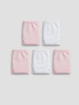 Pink Basic Girls' Panties 5-Pack