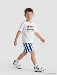White Paw Patrol Printed Boys T-Shirt and Shorts Set