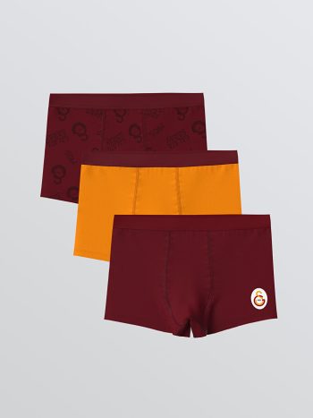 Red Galatasaray Licensed 3-Pack Boys' Boxers