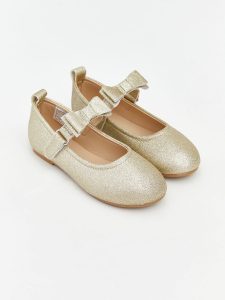 Yellow Bow-Style Baby Girl Ballet Flats