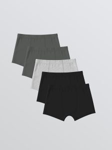 Siyah Erkek Çocuk Boxer 5'li