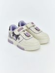 White Kuromi Print Girls' Sports Shoes