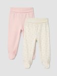 Ecru Baby Girl Pants 2-Pack