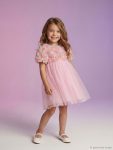 Pink Floral Girls' Tutu Dress