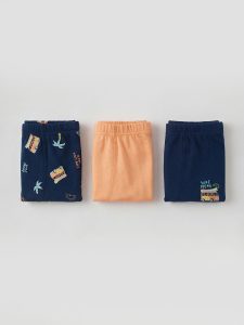 Navy Blue Boys' 3-Pack Boxers