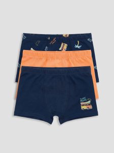 Navy Blue Boys' 3-Pack Boxers - Image 2