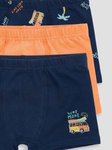 Navy Blue Boys' 3-Pack Boxers - Image 3