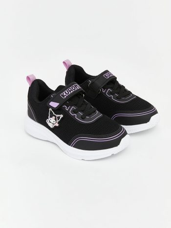 Black Kuromi Print Baby Girl Sneakers