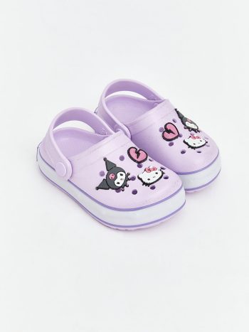 Lila Sanrio Print Girl Baby Beach Sandals