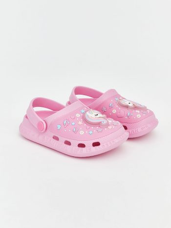 Pink Glitter Baby Girl Beach Sandals